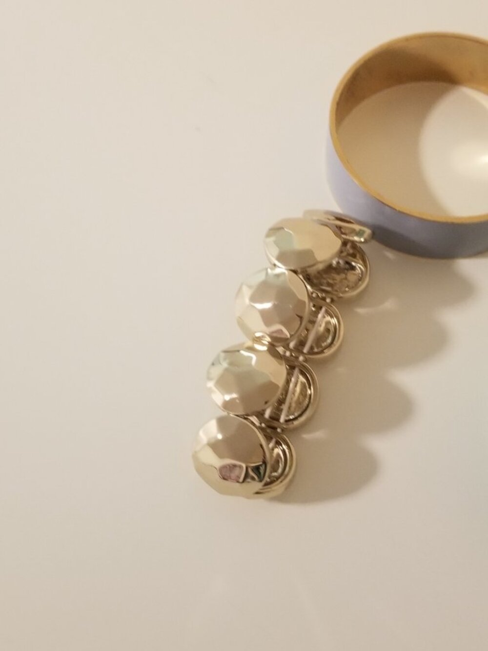 J.Crew - Set of 4 Bracelets Bangles - Gold Tone - Picture 6 of 11